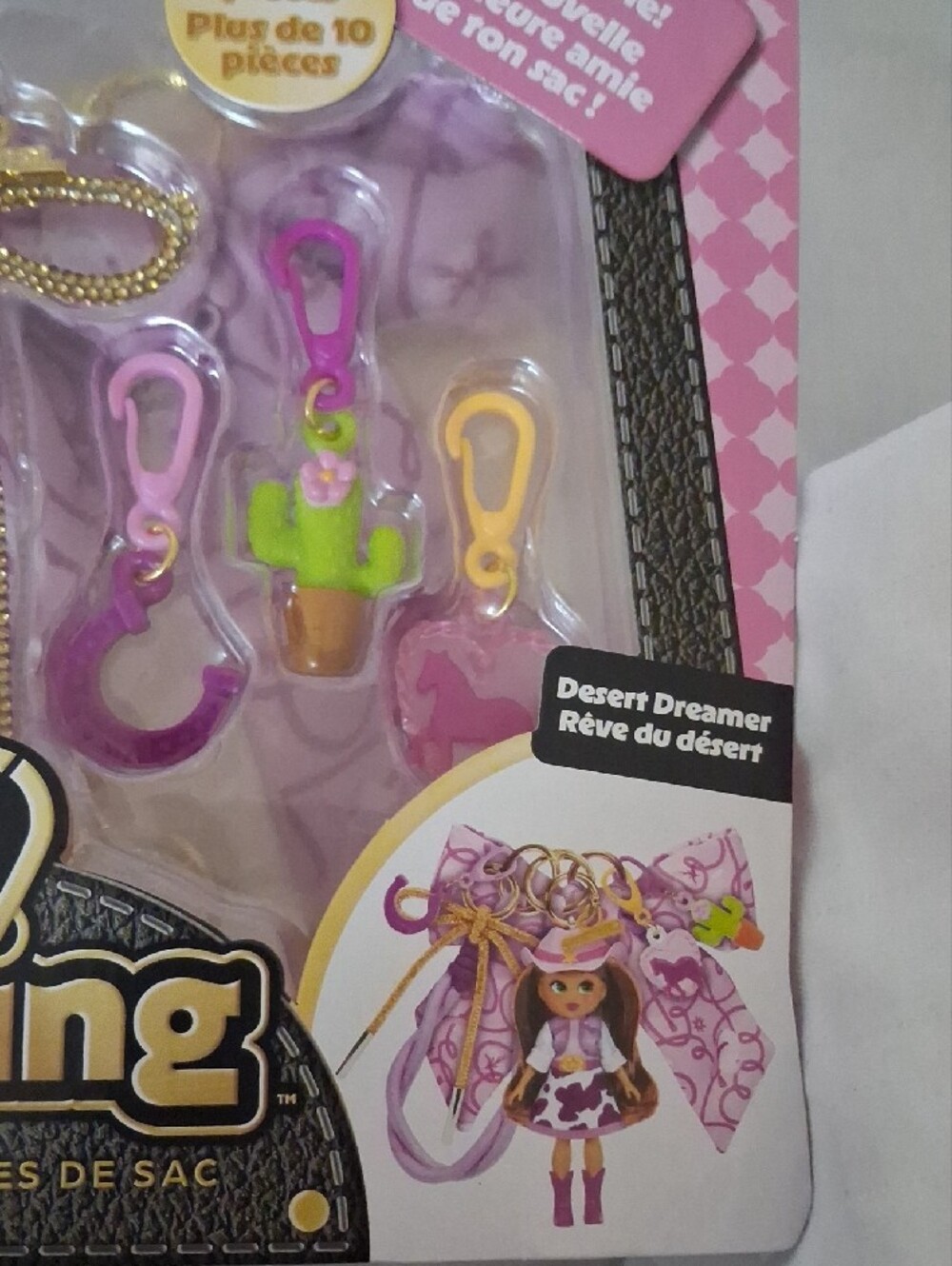 Charming Kids Bag Charms Set — Pink - Picture 2 of 6